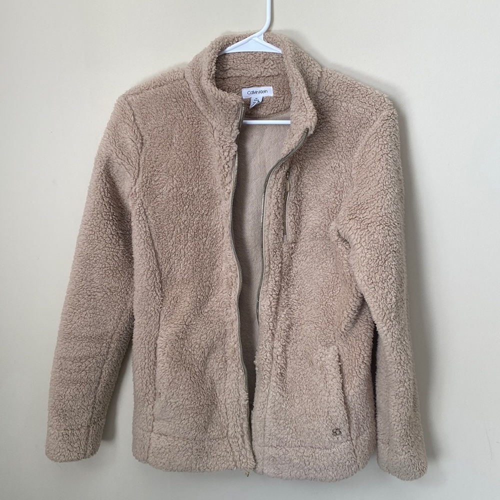 Calvin Klein cream jacket small